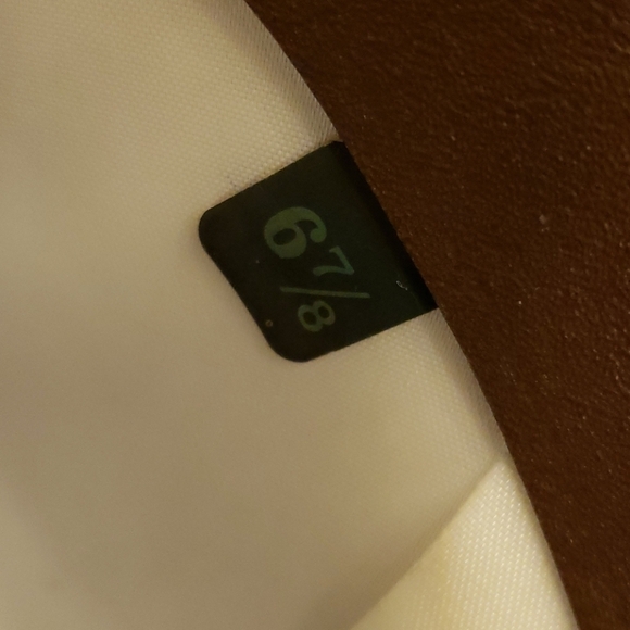 VTG Dobbs Fedora Suede Leather 6 7/8 Feather EUC - Picture 6 of 8